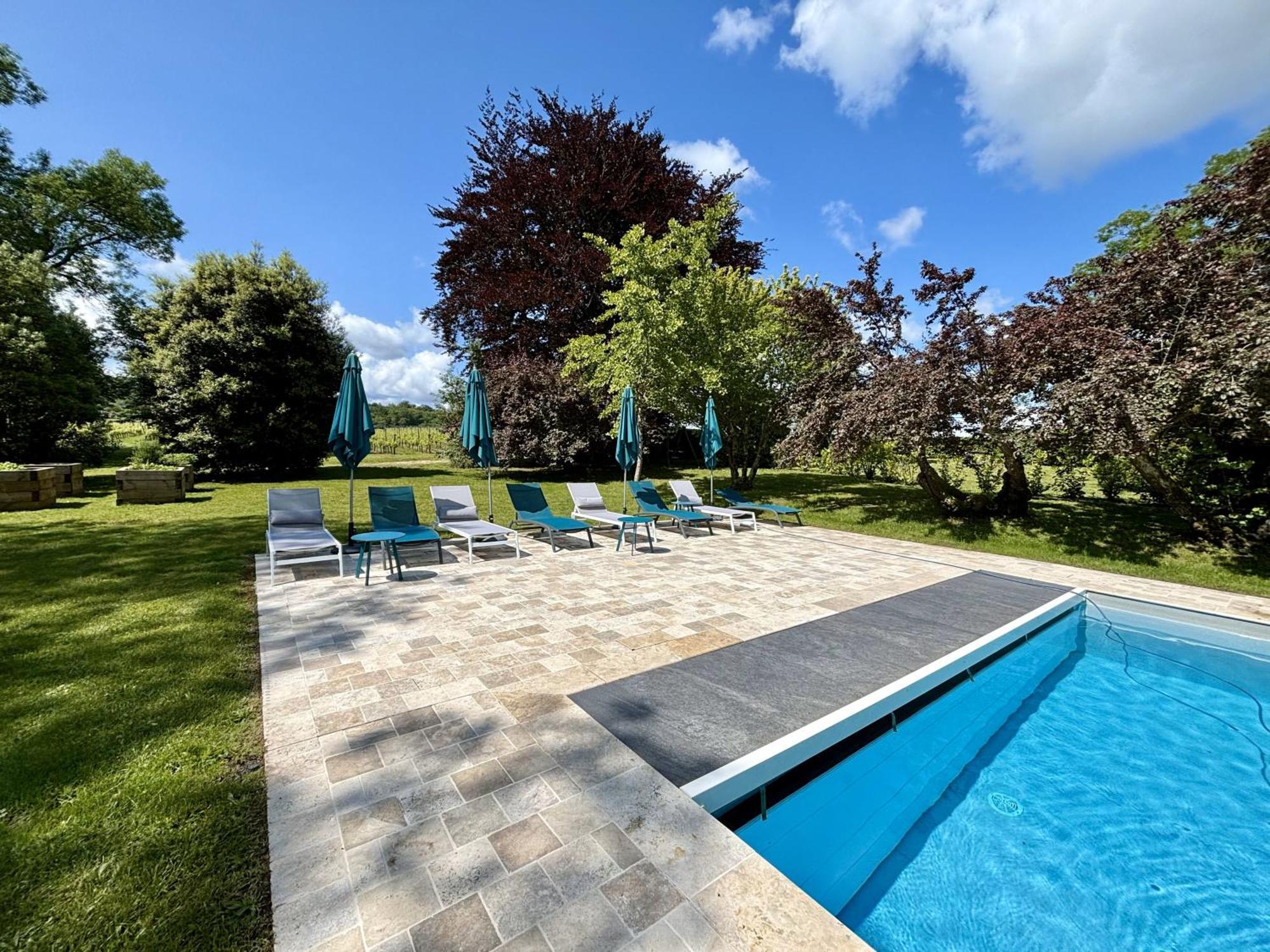 La Maison L'Eperon, Stylish 5 Star Villa Surrounded By Vineyard Near Saint Emilion Vérac Exterior foto